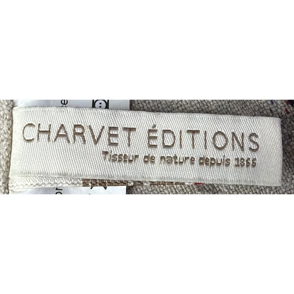 Charvet Editions Apron 100% Linen One Size Made In France Cooking Baking Chef